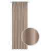 Zasłona z taśmą FAMOUS CHIC 135x270 beżowy